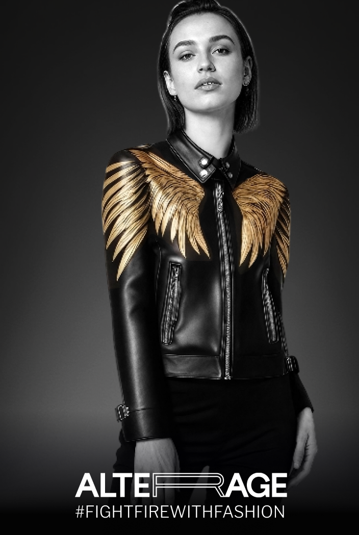 Digital Phoenix Rising Moto Jacket